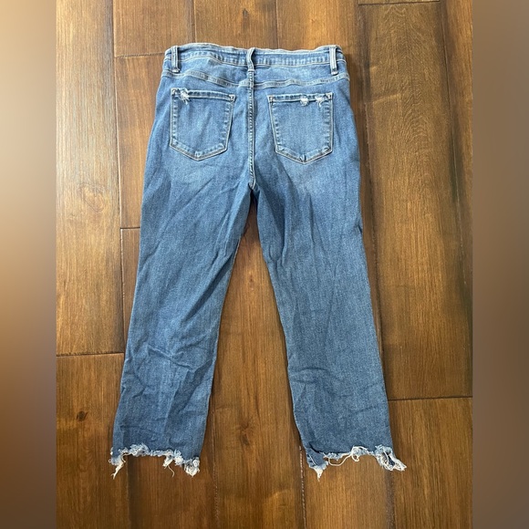 VERVET crop jeans with button fly - Picture 2 of 3